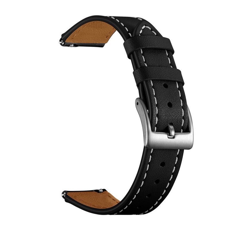 Garmin Forerunner 265S Reim i ekte skinn, Svart