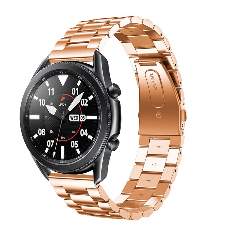 Samsung Galaxy Watch 4 40mm Elegant lenkereim i metall, Rosegull