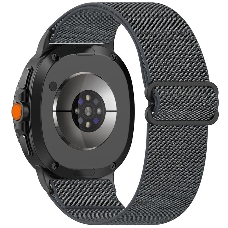 Samsung Galaxy Watch 8 Classic Elastisk armbånd, Mörkgrå