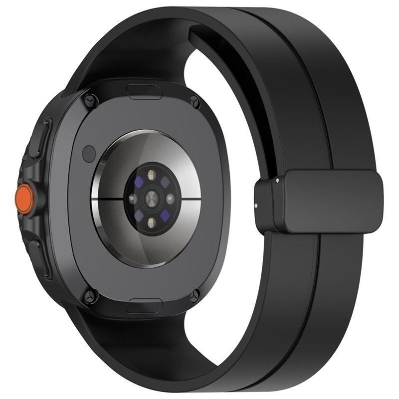 Samsung Galaxy Watch 8 Classic Reim i silikon, Svart