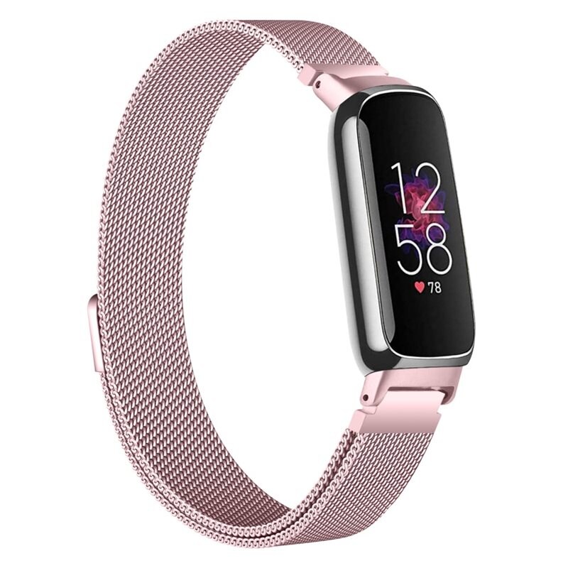 Fitbit Inspire 3 Reim Milanese Loop, Rosa gull