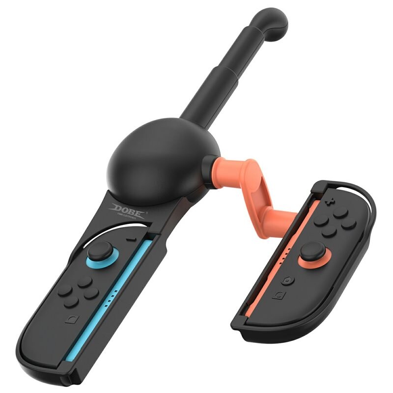 Dobe Nintendo Switch Joy-Con fiskestang, Svart