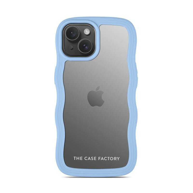 The Case Factory iPhone 14 The Wave Case, Blå