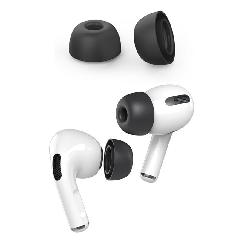 Ahastyle AirPods Pro 2 Ørepropper - str M, svart