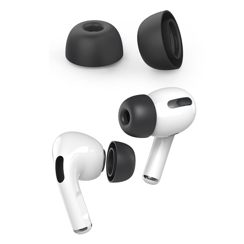 Ahastyle AirPods Pro 2 Ørepropper - str L, svart