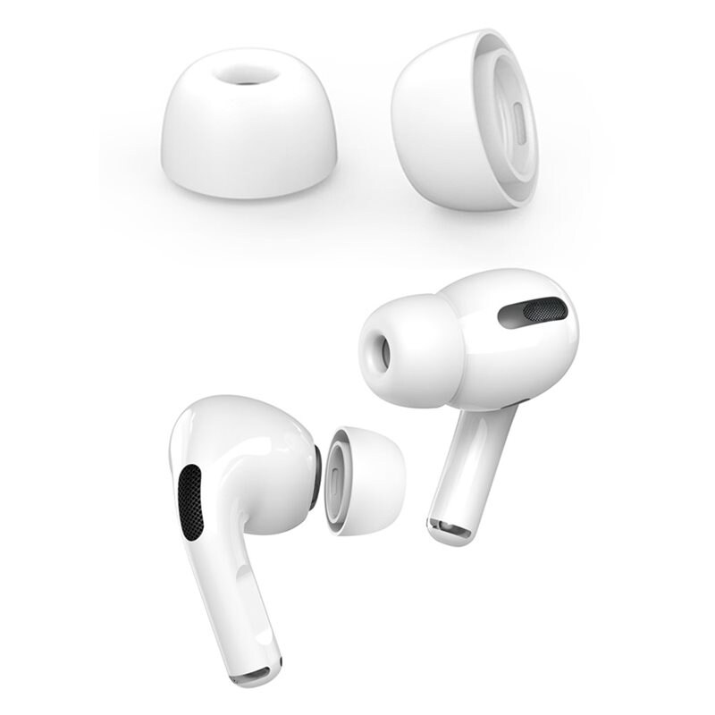 Ahastyle AirPods Pro 2 Ørepropper - str L, hvit