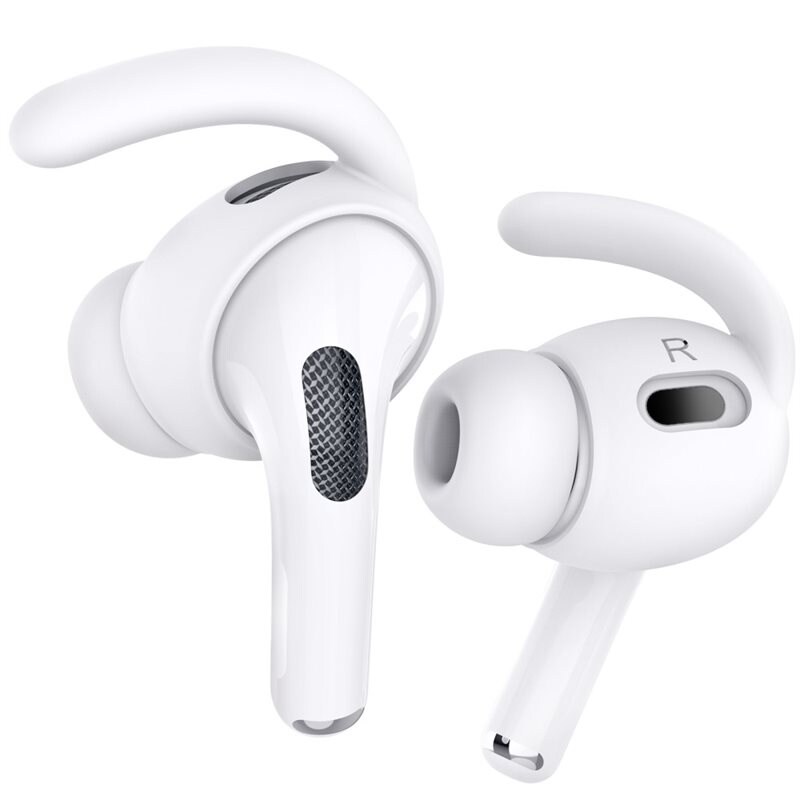 Ahastyle AirPods Pro 2 Sportlige Øreklips, Hvit