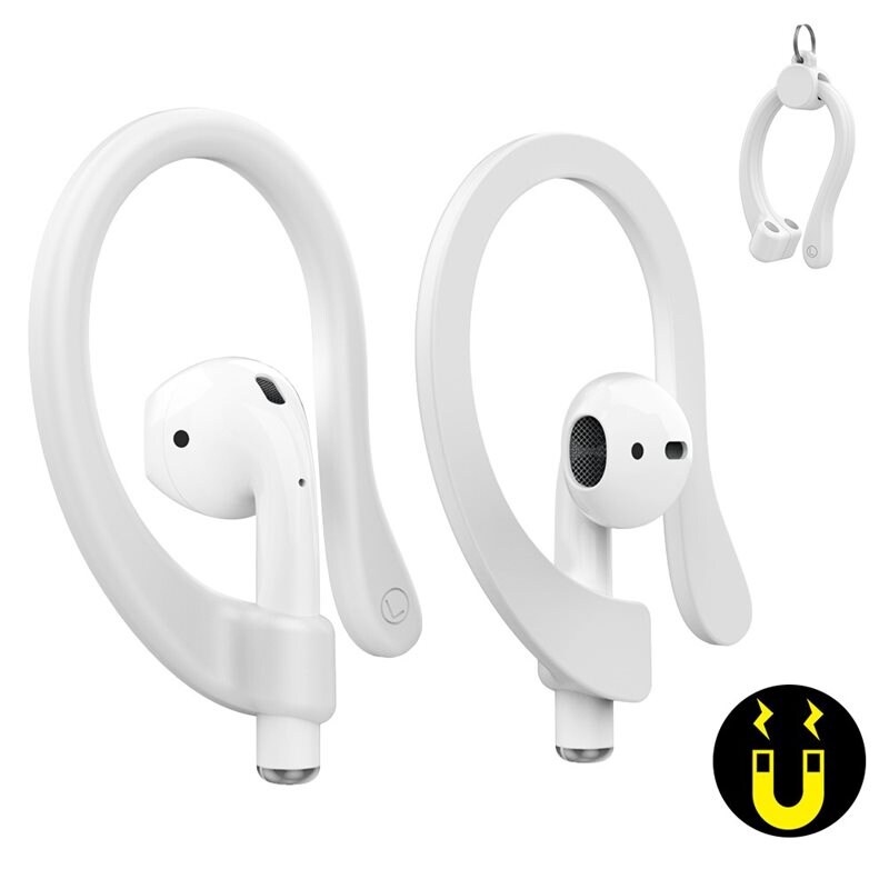 Ahastyle Apple AirPods Magnetiske Øreklips, Hvit