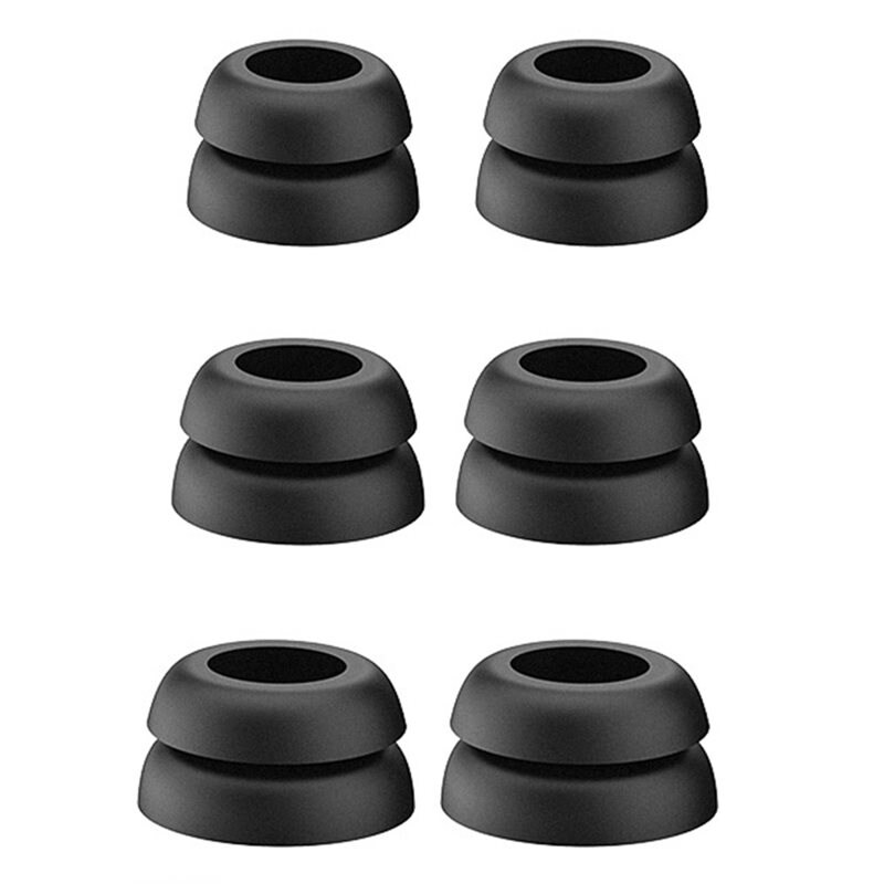 Ahastyle Samsung Galaxy Buds FE (3-pack) Myke Ear Tips, Svart
