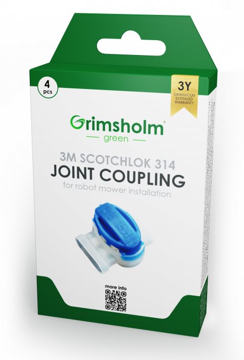 Grimsholm 4-pack Koblingsklemme 3M Scotchlok 314 for installasjon av robotgressklipper