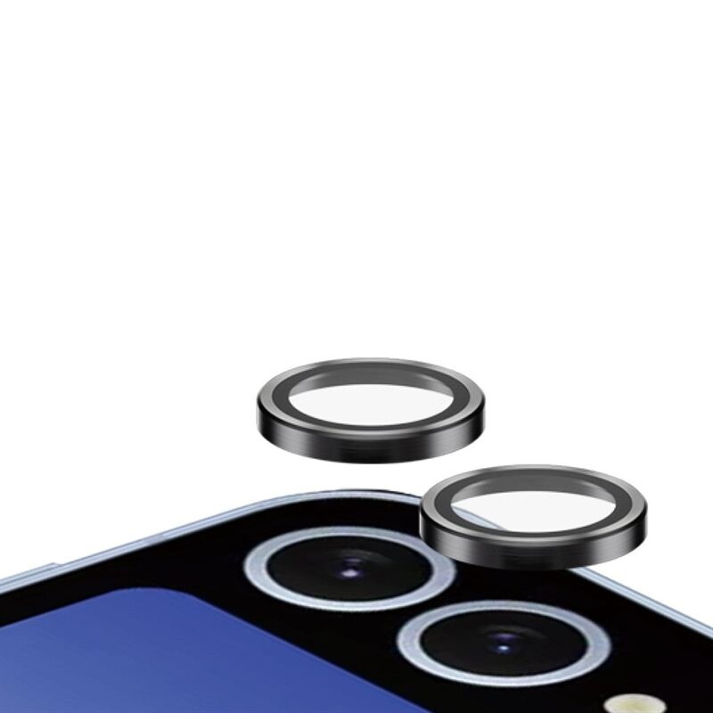 PanzerGlass Samsung Galaxy Z Flip 6 Hoops linsebeskyttelse med aluminiumsramme, Svart