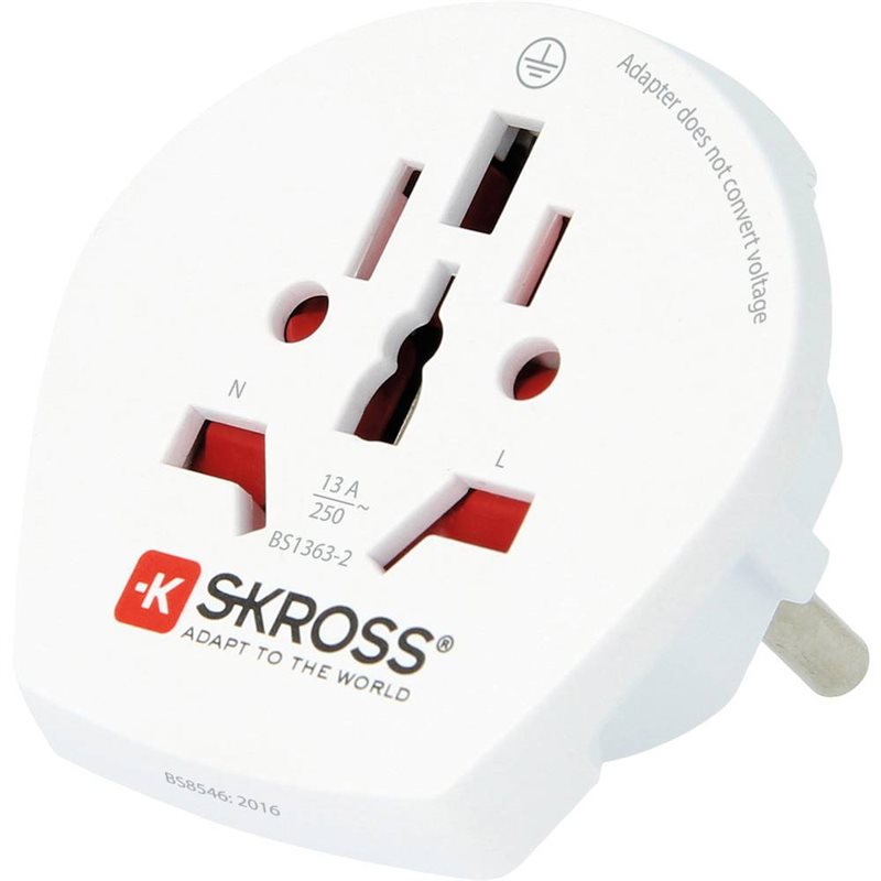 SKROSS Reiseadapter Verden til Europa