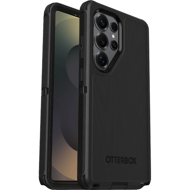 Otterbox Samsung Galaxy S25 Ultra Defender - Robust mobildeksel med høy beskyttelsesgrad, Svart