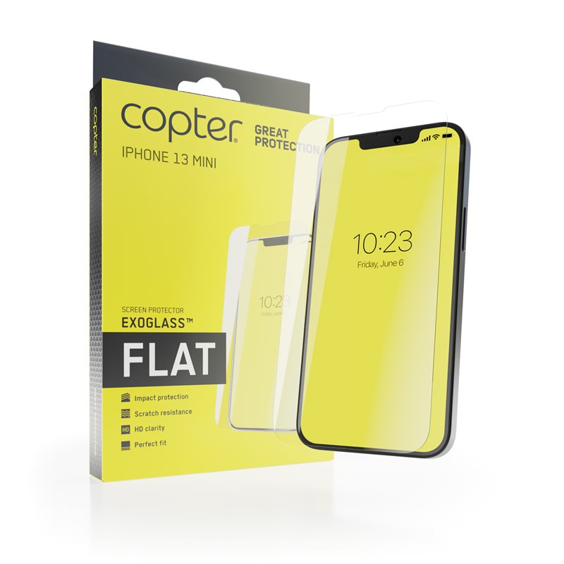 Copter iPhone 13 Mini Skjermbeskytter i herdet glass - Exoglass