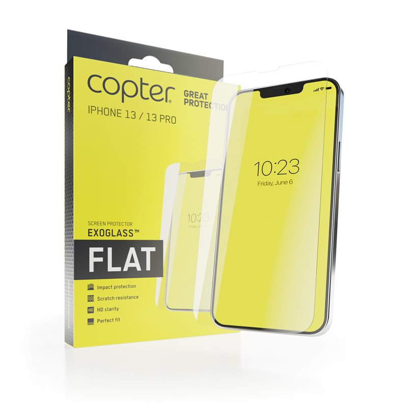 Copter iPhone 13 Pro Skjermbeskytter i herdet glass - Exoglass