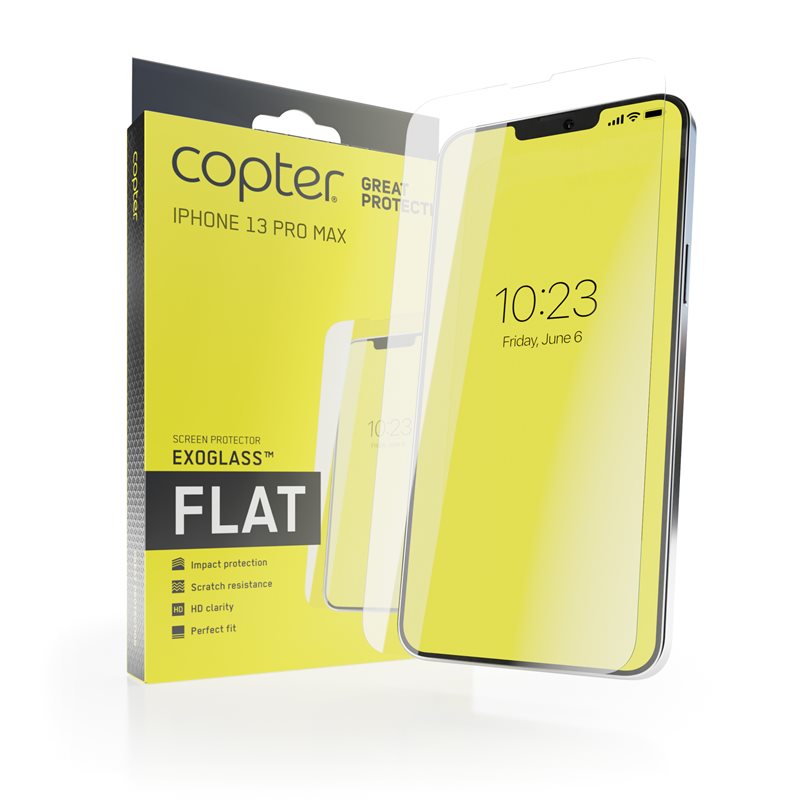 Copter iPhone 13 Pro Max Skjermbeskytter i herdet glass - Exoglass