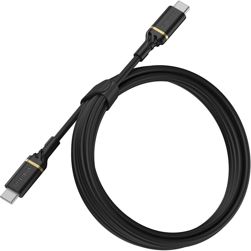 Otterbox USB-C til USB-C Fast Charge-kabel 2m, Svart