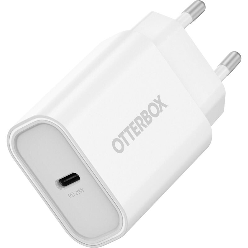 Otterbox Vegglader USB-C PD 20W, Hvit