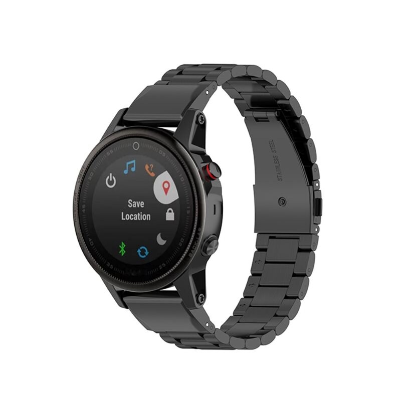 Garmin Approach S70 42mm Elegant lenkereim i metall, Svart