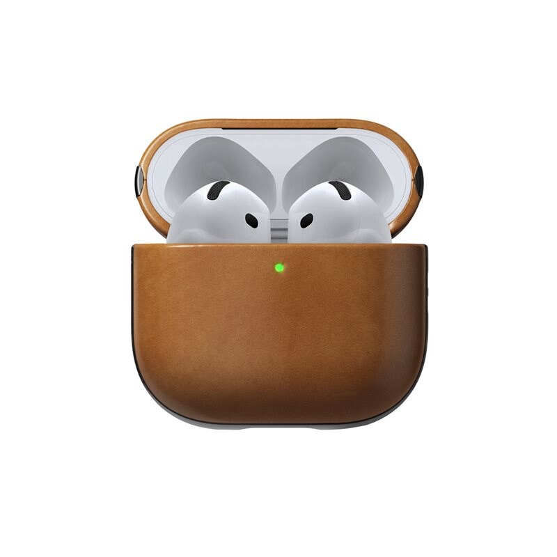 Nomad Apple AirPods 4 Skinnetui - Modern Case Leather, English Tan-C