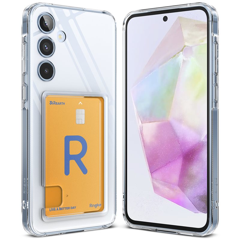 Ringke Samsung Galaxy A35 Fusion Deksel med kortlomme, Gjennomsiktig