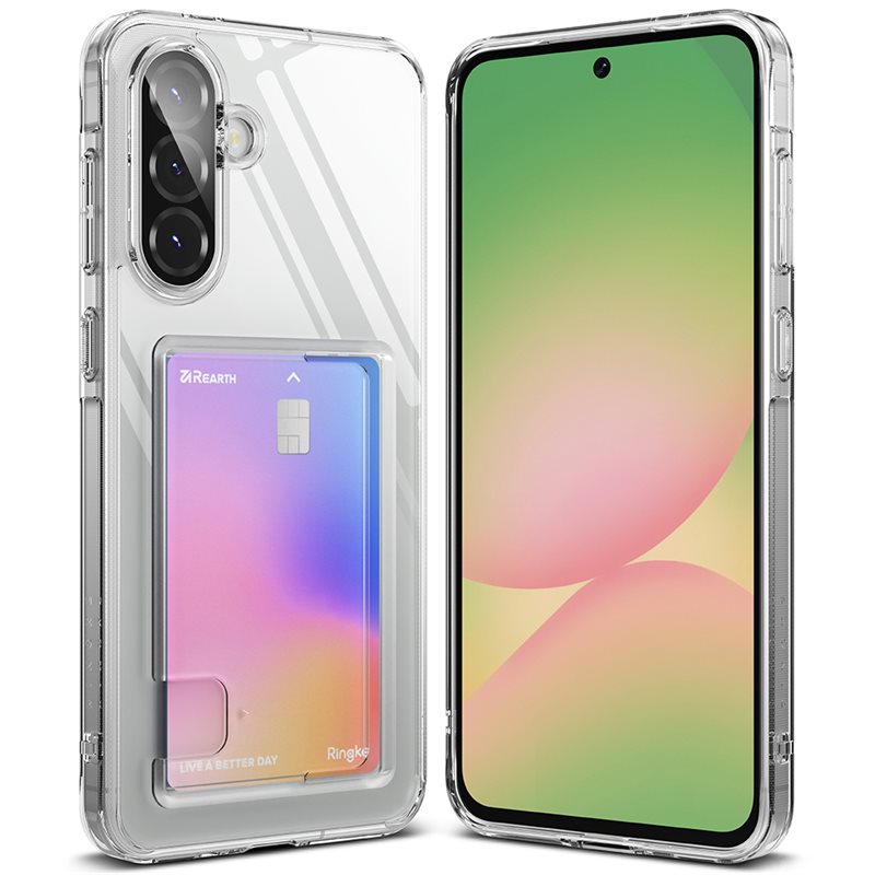 Ringke Samsung Galaxy A36 Fusion Deksel med kortlomme, Gjennomsiktig