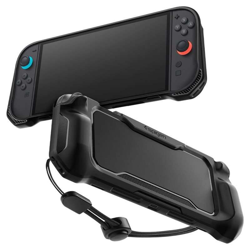 Spigen Nintendo Switch 2 Rugged Armor-deksel, Svart