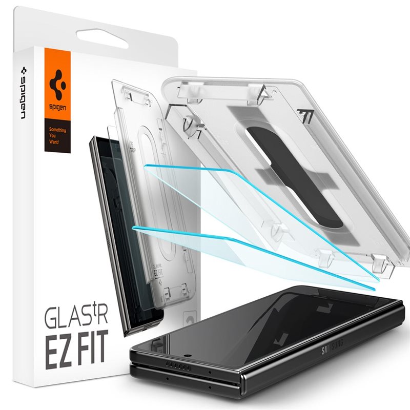 Spigen Galaxy Z Fold 6 Beskyttelsesglass for ytterskjerm (2-pack) GLAS.tR EZ Fit