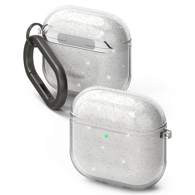 Ringke Apple AirPods 4 Air Deksel, Glitter Clear