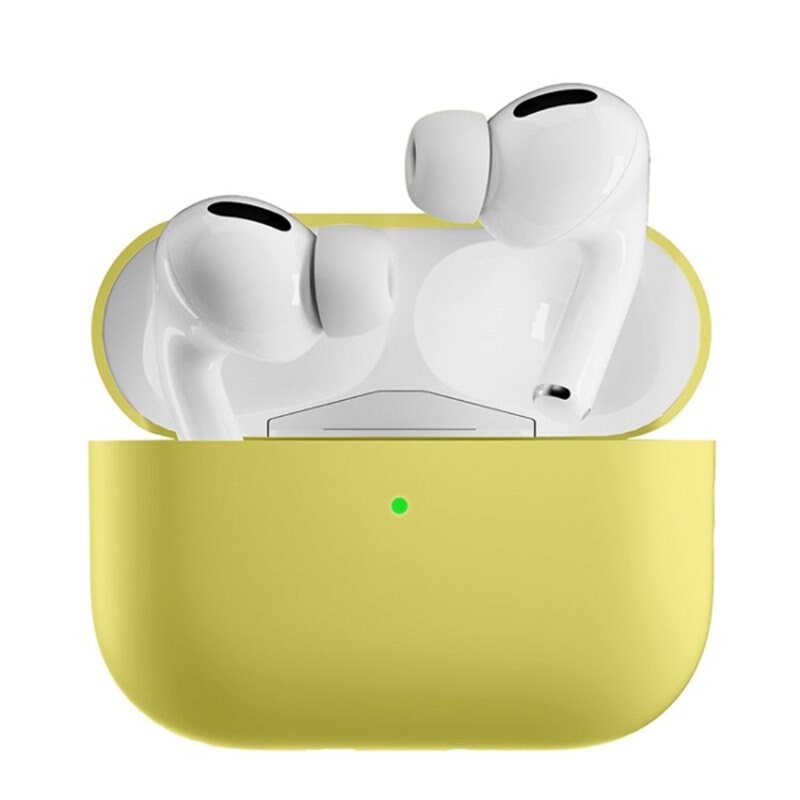Apple AirPods Pro 2 Tynt silikon-deksel, Gul