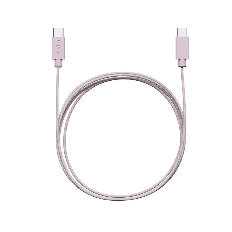 Sudio C1 Ladekabel USB-C til USB-C 1.8 m, Rosa