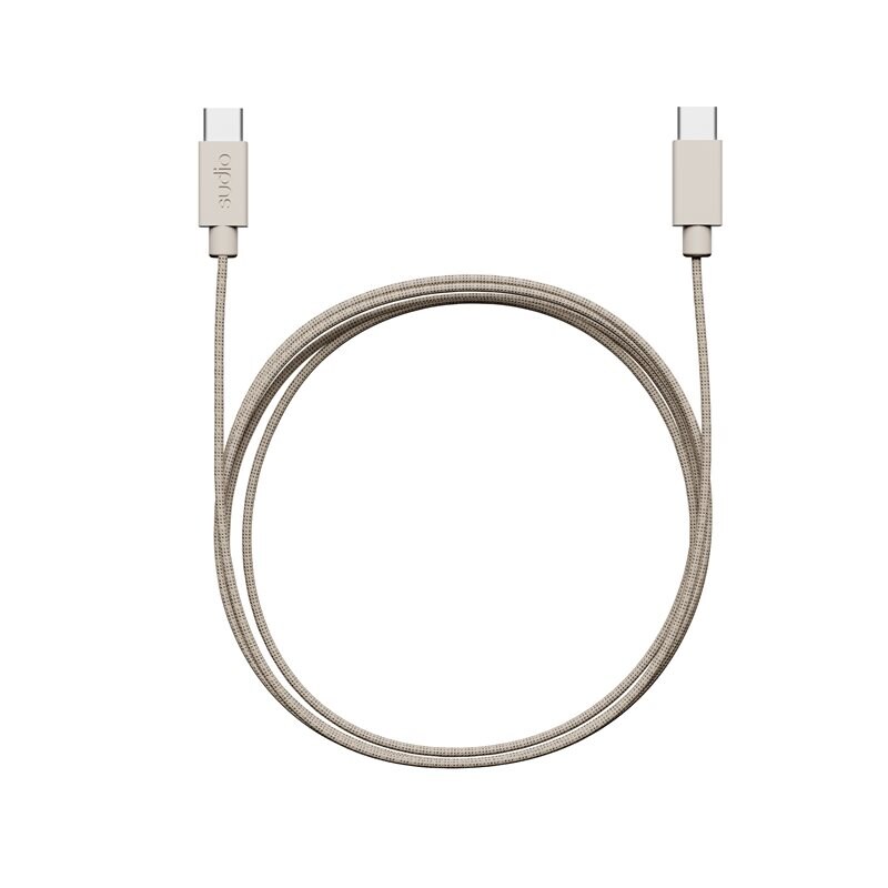 Sudio C1 Ladekabel USB-C til USB-C 1.8 m, Sand