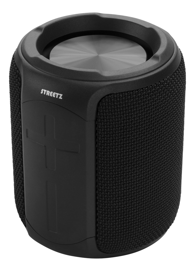 Streetz Vanntett Bluetooth-høyttaler TWS, Svart