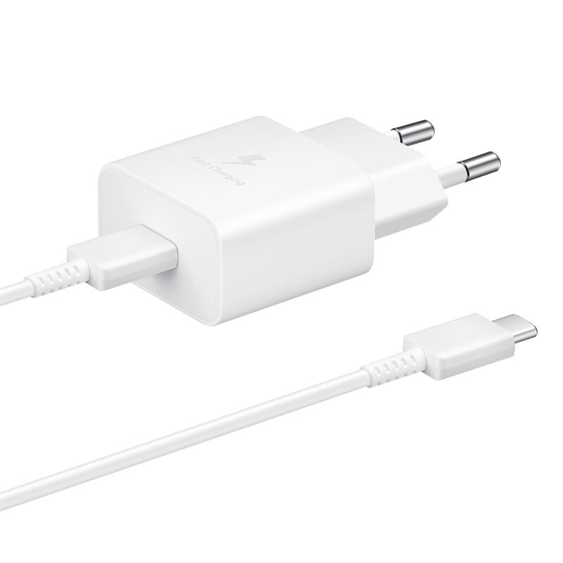 Samsung Mobillader USB-C Hurtiglading PD 15W, Hvit
