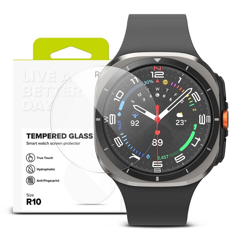 Ringke Samsung Galaxy Watch Ultra (2025) Skjermbeskytter i glass (4-pack)