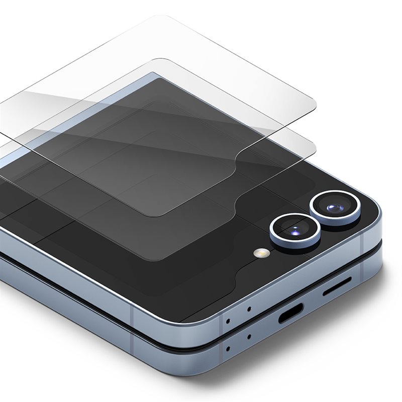 Samsung Galaxy Z Flip 6 Ytterskjermbeskytter i glass (2-pack)