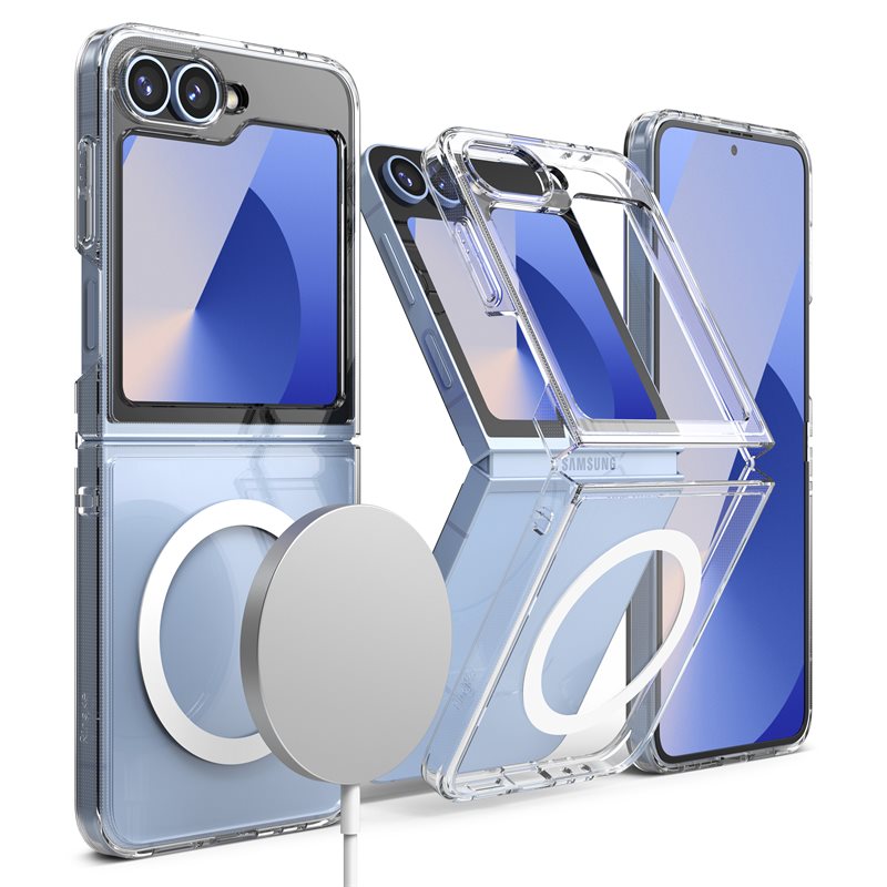 Ringke Samsung Galaxy Z Flip 6 Fusion MagSafe Deksel, gjennomsiktig