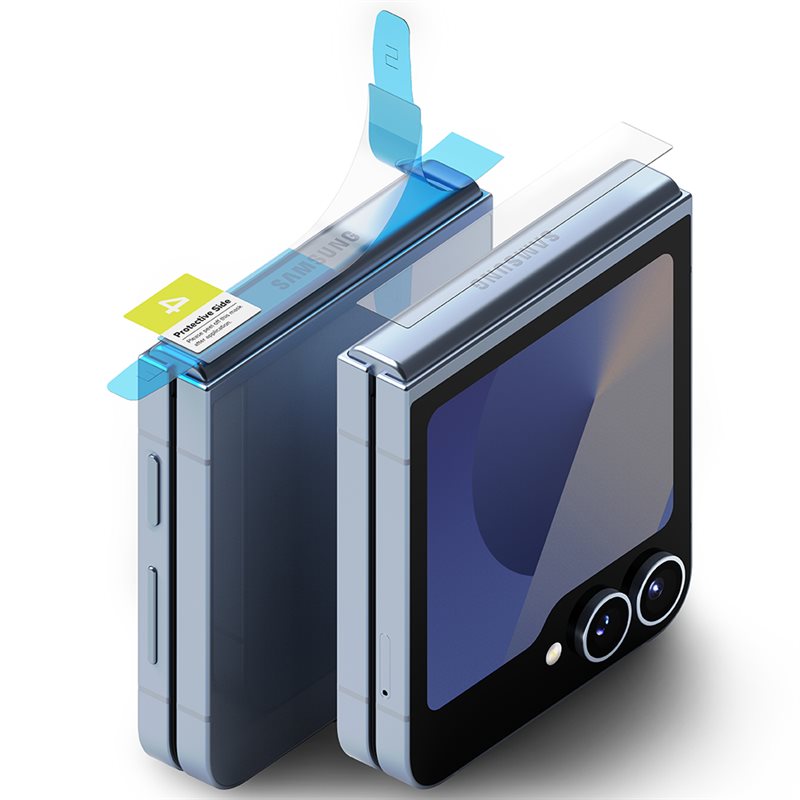 Ringke Samsung Galaxy Z Flip 6 Hinge beskyttelsesfilm – Dual Easy (2-pack)