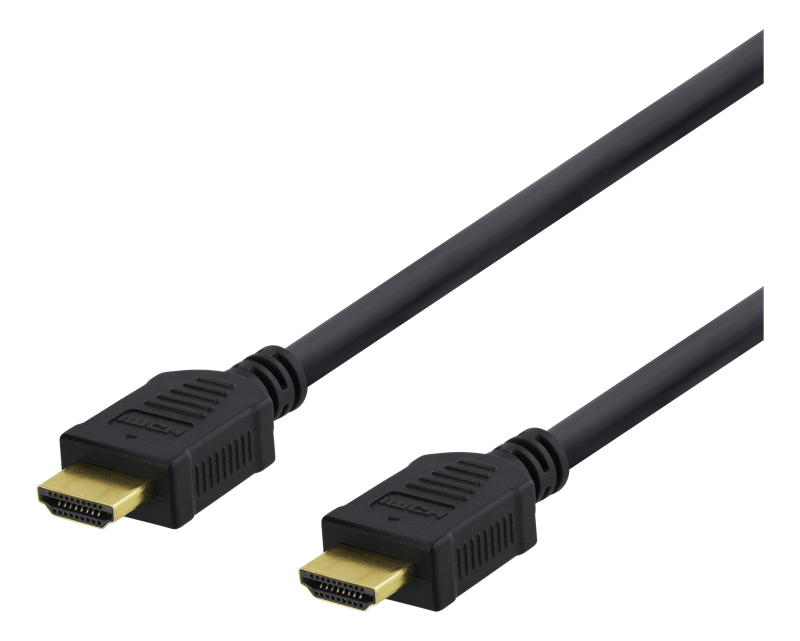 Deltaco HDMI-kabel høyhastighet med Ethernet 4K UHD 10m