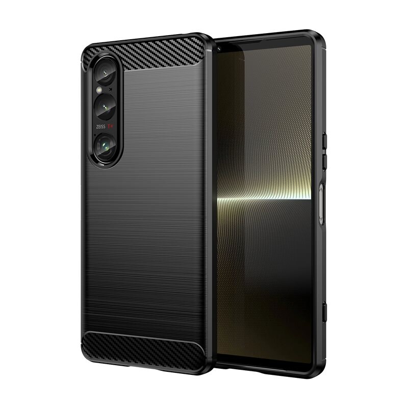 tectTech Sony Xperia 10 VII TPU-deksel Brushed, Svart