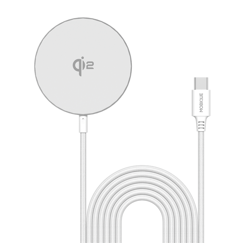 OnePlus 13 Qi2 Magnetisk Trådløs Lader 15W, Hvit