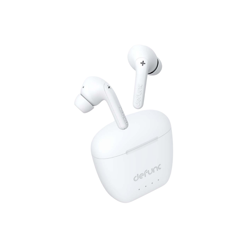DeFunc TRUE Audio - Trådløse In-Ear Hodetelefoner, Hvit