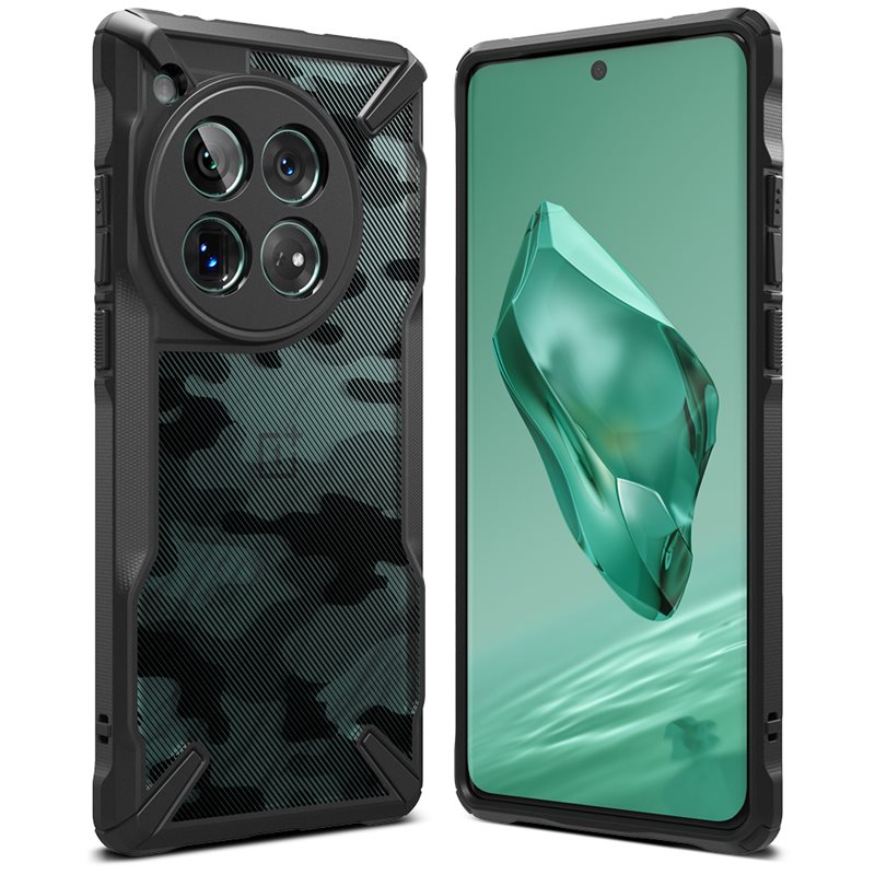 Ringke OnePlus 12 Fusion X Deksel, Camo Black