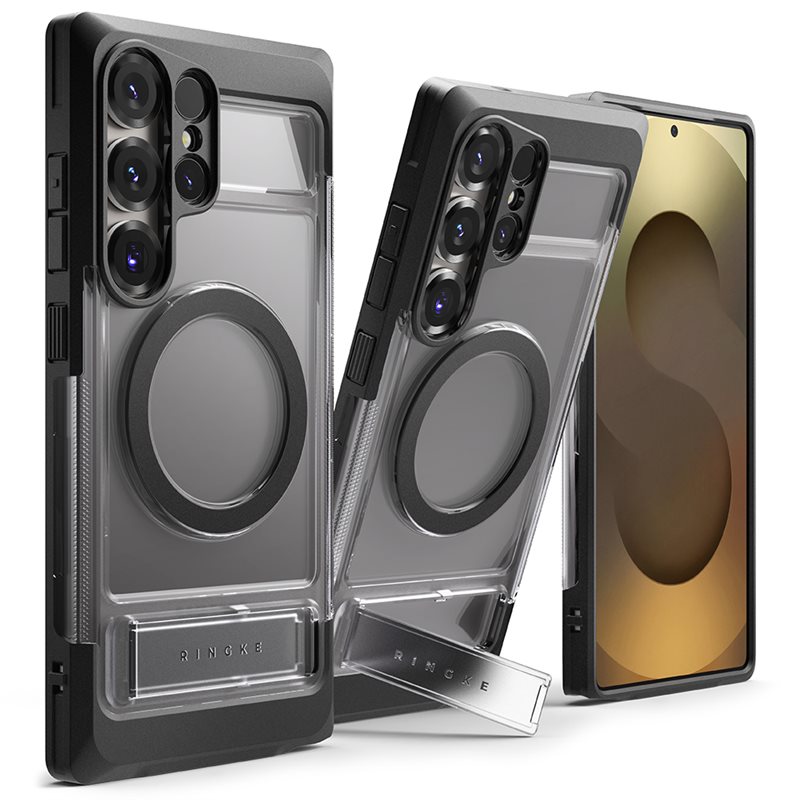 Ringke Samsung Galaxy S25 Ultra UX Magnetic Deksel, Smoke Black