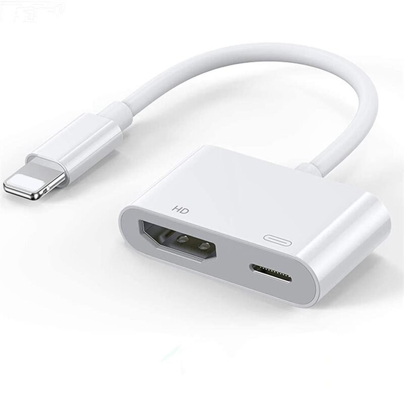 SiGN Lightning til HDMI adapter, Hvit