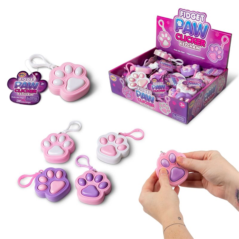 Fidget Paw Clicker Nøkkelring