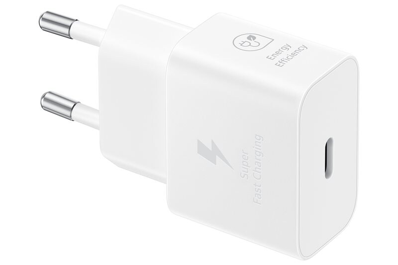 Samsung USB-C Power Vegglader Hurtiglading 25W PD, Hvit