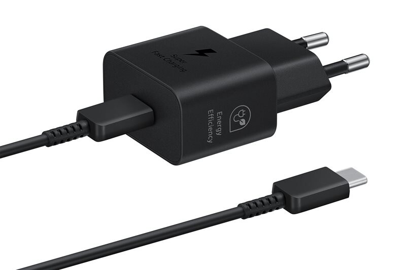 Samsung USB-C Power Lader Hurtiglading 25W PD, Svart
