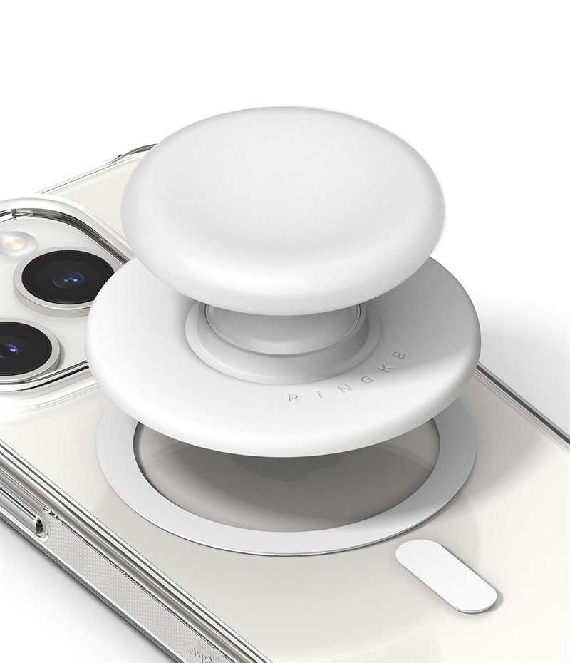 Ringke MagSafe Tok Magnetic Holder/stativ, Ice White