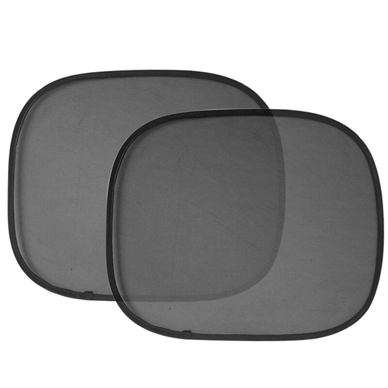Solskjerm til bilvinduene (2-pack), Svart